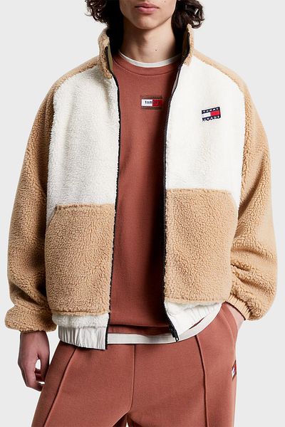Tommy Jeans Double Sided Relaxed Fit Stand Collar Coat Men's COAT DM0DM17232 AB0