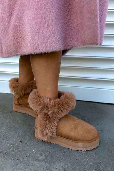 Shoebutik Yoyo Tan Boots