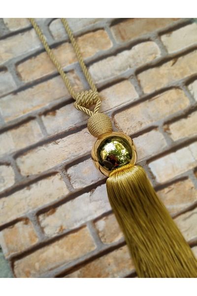 Akcan Yellow Color Gold Metallized Long Bracelet