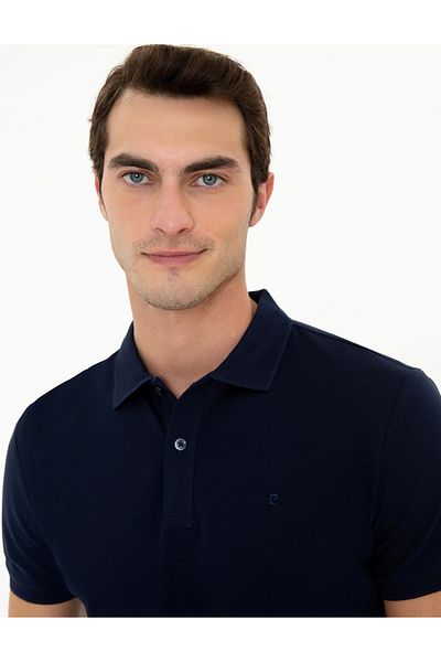 Pierre Cardin Ανδρικό μπλουζάκι με λαιμόκοψη Polo Mercerized G021SZ011.000.1370054