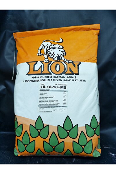 Odak Tarım Lion 18.18.18+Me 20KG Hızlı Emilimli Toz Gübre 20KG