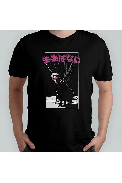Pixxa Japan - Japanese Culture - Japanese 100% Cotton Crew Neck T-Shirt Model - 12