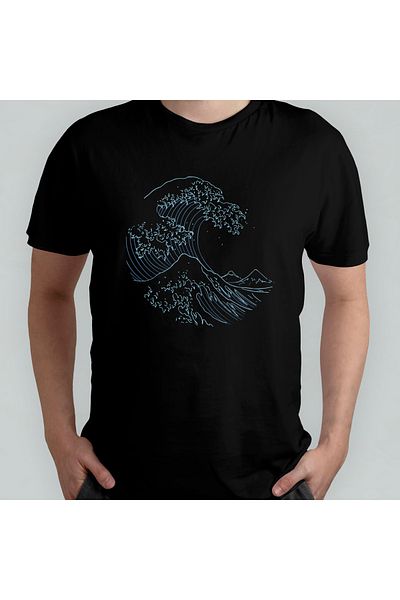 Pixxa Japan - Japanese Culture - Japanese 100% Cotton Crew Neck T-Shirt Model - 7