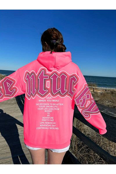 Machetta Unisex Plus Size When You Make Φούτερ με κουκούλα με στάμπα μεγάλου μεγέθους