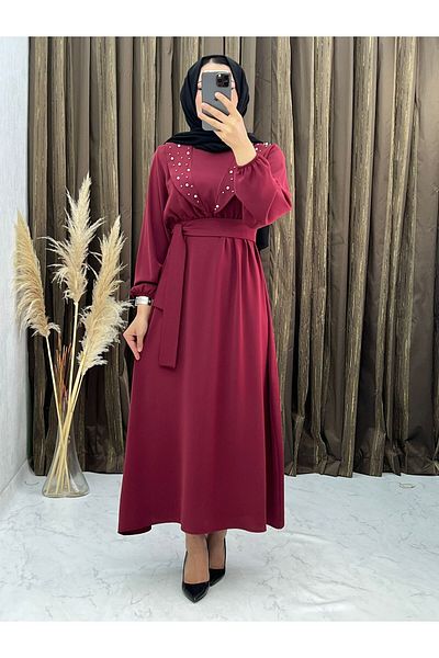 Dm Life Βραδινό φόρεμα Pearl Crepe Hijab