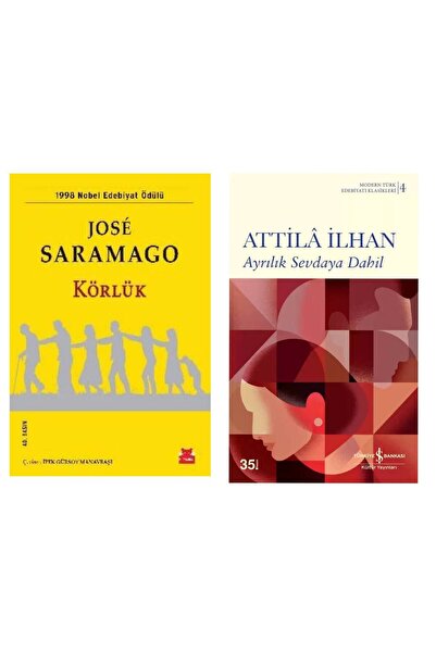 Kırmızı Kedi Yayınları Körlük - Jose Saramago - Ayrılık Sevdaya Dahil - Attil...