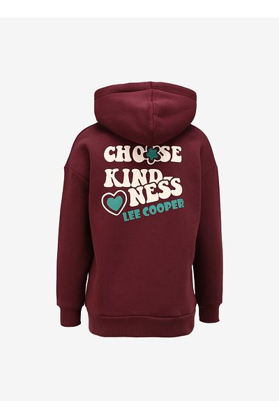 Lee Cooper Women's Doorway Plum Sweatshirt 241 Lcf 241003   Kindy Murdum