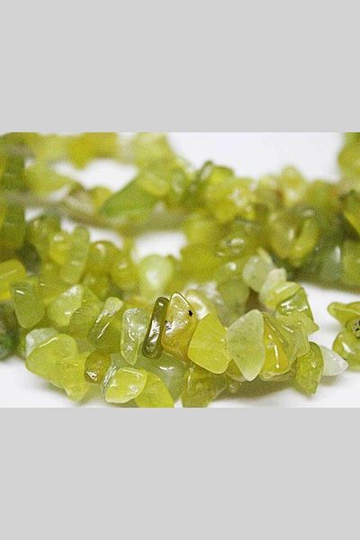 Yasamtohumu Peridot (Zebercet) Secțiune de piatră naturală spartă