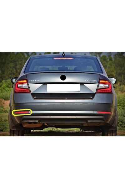 Bisra Skoda Octavia 3 Make-up 2018-20 Rear Bumper Left Reflector 5E5945105A