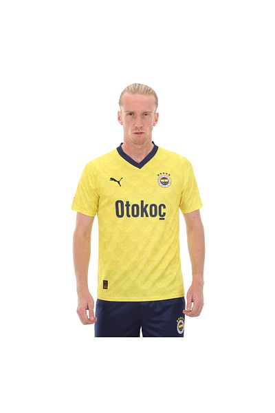 Puma 772006-04 Puma Fenerbah&ccedil;e23-24 Away Jersey Men's Jersey Yellow