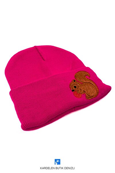 Kardelen Butik Denizli Drăguț căciulă pentru copii brodate cu animale