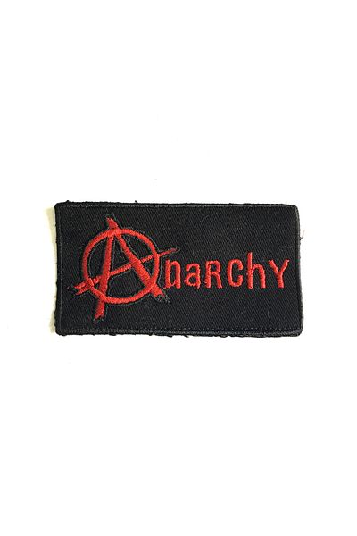 Z zepplin Patch cu text Anarchy