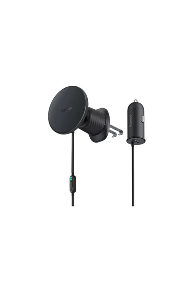 Baseus MgSafe CW01 Claw Serisi Kablosuz Şarjlı Araç İçi Tutucu & Araç Şarjı