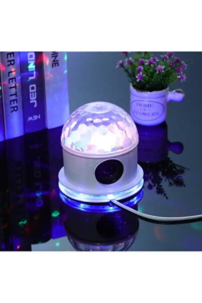 gaman Led Kristal 10Watt Bluetooth Hoparlörlü Gece Lambası Led ışıklı Atmosfe...