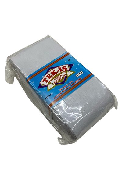 Tek-İş Cauciuc Single-Work Hard Soft Laundry Fusta Fusta Talie Picior Bebeluș Cauciuc Plat Moale 10 cm ALB