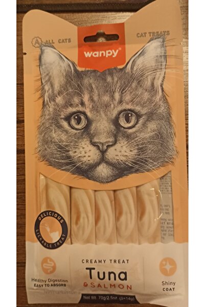 Wanpy Ton Balığı Ve Somonlu Sindirim Sistemi Destekleyici Sıvı Ödül Maması 14...