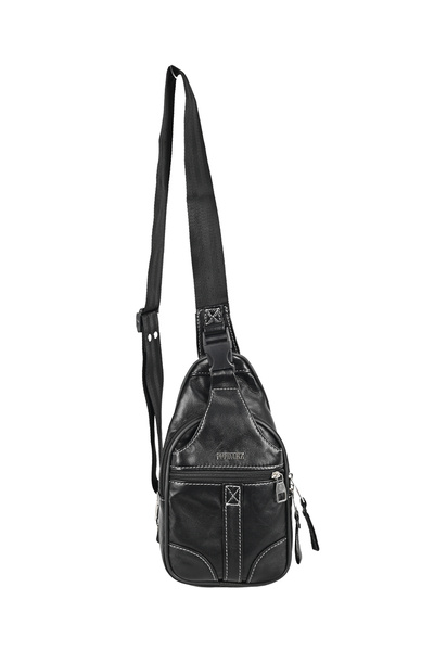 modarz Unısex Hakiki Deri Çapraz Bel Çantası 4018 Sy