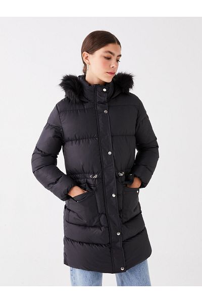 LC Waikiki Women's Puffer Hooded Coat