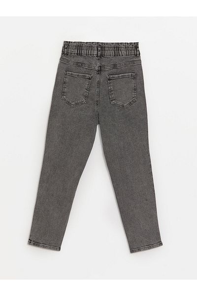 LC Waikiki Women's Jean Pants - Slouchy Fit with Elastic Waist