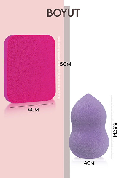 Tikatti Kutulu Makyaj Süngeri 7'li