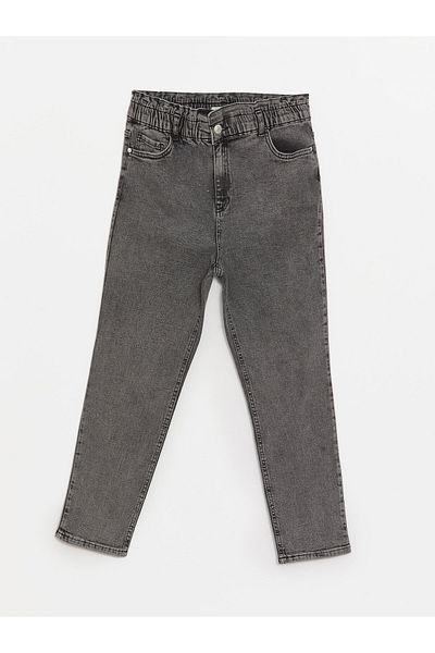LC Waikiki Women's Jean Pants - Slouchy Fit with Elastic Waist
