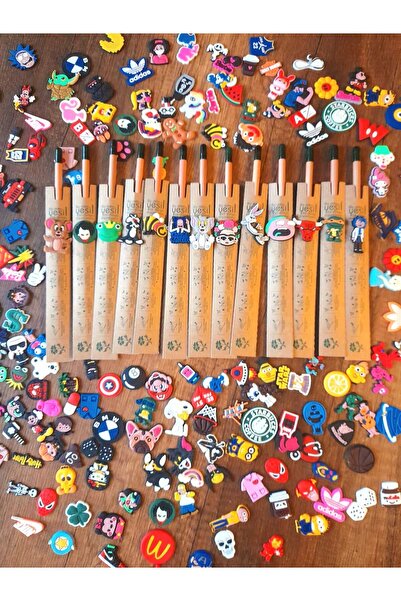 Şönart İTHAL YENİ TREND SİLİKON SÜSLÜ 30 LU TOHUMLU KURŞUN KALEM