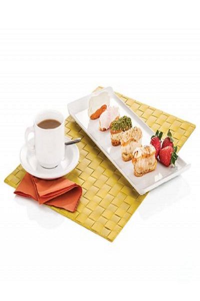 Kazanabil KÜLSAN THERMOSET BATON SERVING PLATE 38CM WHITE