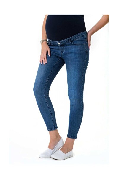 Accouchee Denim Mavi Hamile Denim Pantolon
