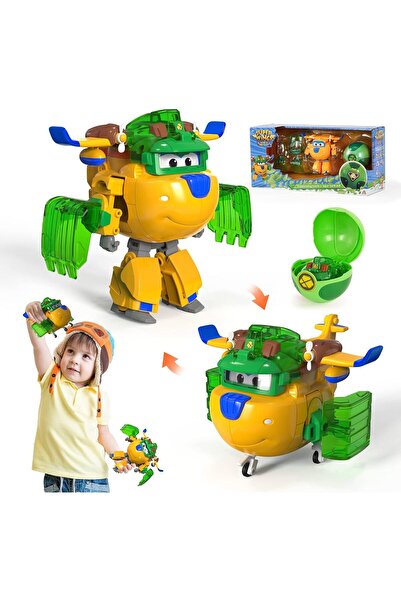Harika Kanatlar Transforming Robota Dönüşen Donnie Figür Oyuncak ve Super Earth Ball Toprak Gücü