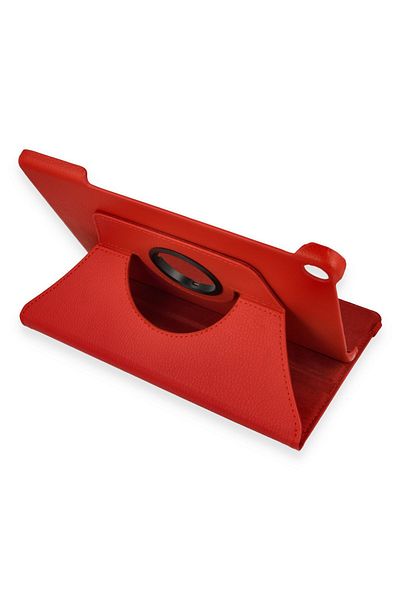 AQUA AKSESUAR Huawei MatePad SE Compatible Case 360 Rotating Leather Protected Tablet Case - Red