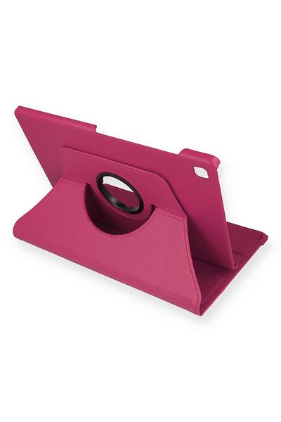 AQUA AKSESUAR Samsung Galaxy P610 Tab S6 Lite 10.4 Compatible Case 360 Rotating Leather Protected Tablet Case - Pink