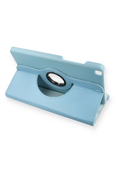 AQUA AKSESUAR Samsung Galaxy T290 Tab A 8 Compatible Case 360 Rotating Leather Protected Tablet Case - Turquoise