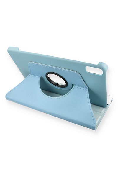 AQUA AKSESUAR Huawei MatePad 10.4 Compatible Case 360 Rotating Leather Protected Tablet Case - Turquoise