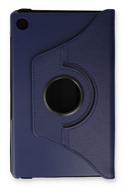 AQUA AKSESUAR Lenovo M10 HD X306F Compatible Case 360 Rotating Leather Protected Tablet Case - Navy Blue