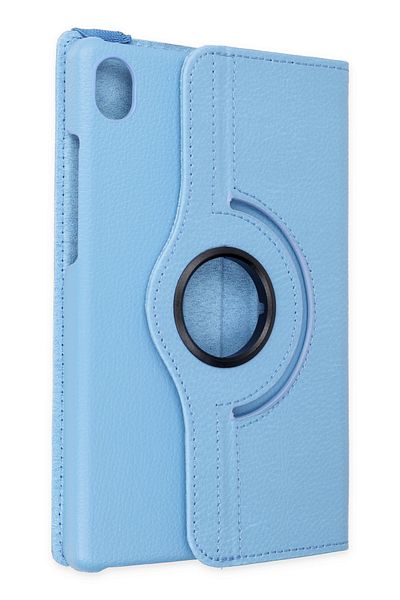 AQUA AKSESUAR Lenovo Tab M8 Compatible Case 360 Rotating Leather Protected Tablet Case - Turquoise