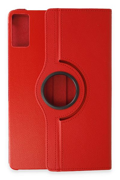 AQUA AKSESUAR Xiaomi Redmi Pad Compatible Case 360 Rotating Leather Protected Tablet Case - Red