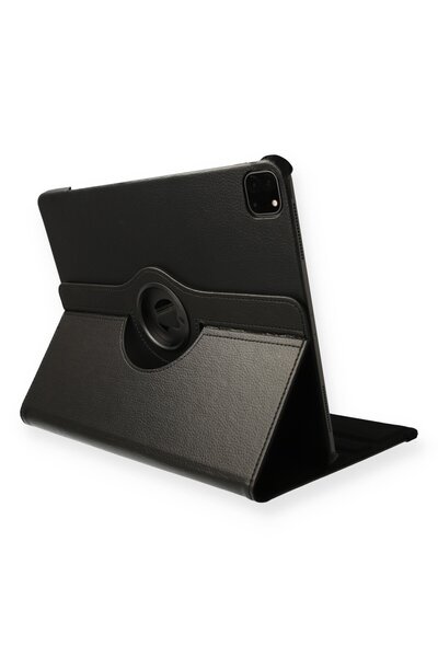 AQUA AKSESUAR iPad Pro 11 (2020) Uyumlu Kılıf 360 Dönerli Deri Korumalı Tablet Kılıfı - Siyah