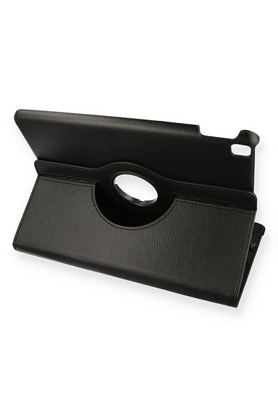 AQUA AKSESUAR iPad 10.2 (8th generation) Compatible Case 360 Rotating Leather Protected Tablet Case - Black