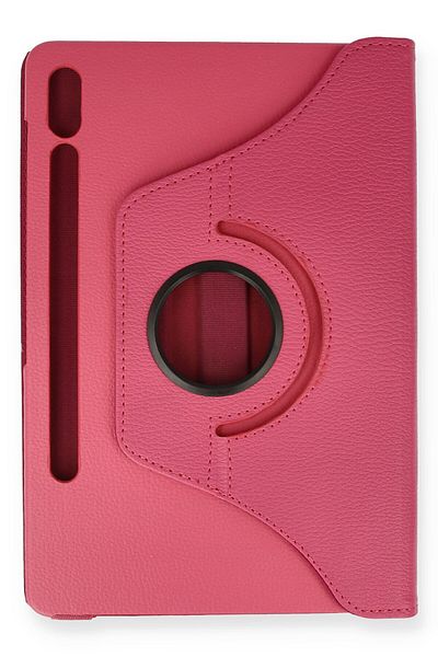 AQUA AKSESUAR Samsung Galaxy X700 Tab S8 11 Compatible Case 360 Rotating Leather Protected Tablet Case - Pink