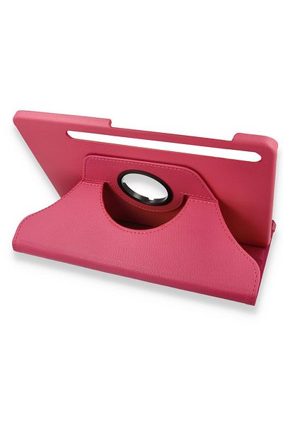 AQUA AKSESUAR Samsung Galaxy T737 Tab S7 FE 12.4 Compatible Case 360 Rotating Leather Protected Tablet Case - Pink