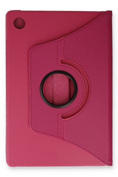 AQUA AKSESUAR Pink 360 Rotating Leather Protected Tablet Case for Samsung Galaxy Tab A9
