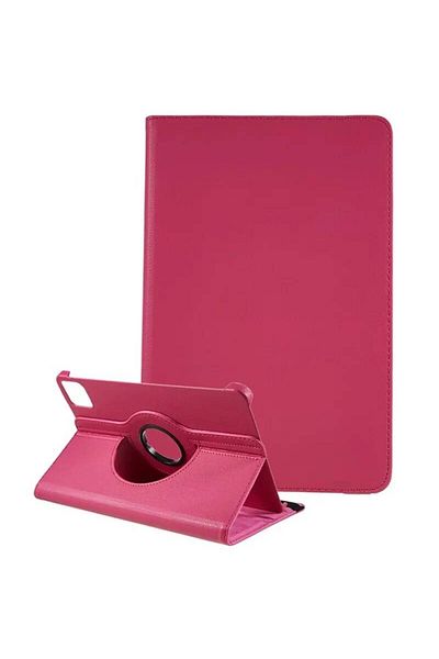 AQUA AKSESUAR Xiaomi Pad 6 Compatible Case 360 Rotating Leather Protected Tablet Case - Pink