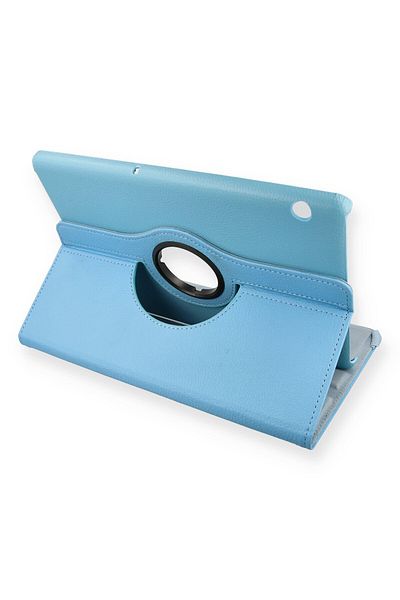 AQUA AKSESUAR Huawei MediaPad T5 10 Compatible Case 360 Rotating Leather Protected Tablet Case - Turquoise
