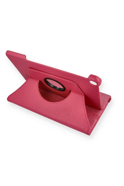 AQUA AKSESUAR Huawei MatePad T10 9.7 Compatible Case 360 Rotating Leather Protected Tablet Case - Pink