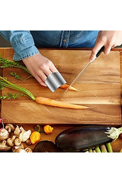 Hombak 2li Metal Parmak Koruyucu Hızlı ve Güvenli Kesme Paslanmaz Çelik Koruy...