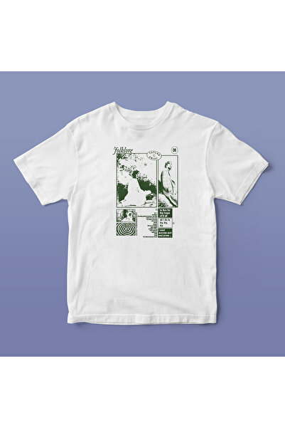 designedfy Tricou cu imprimeu Taylor Swift Folclore