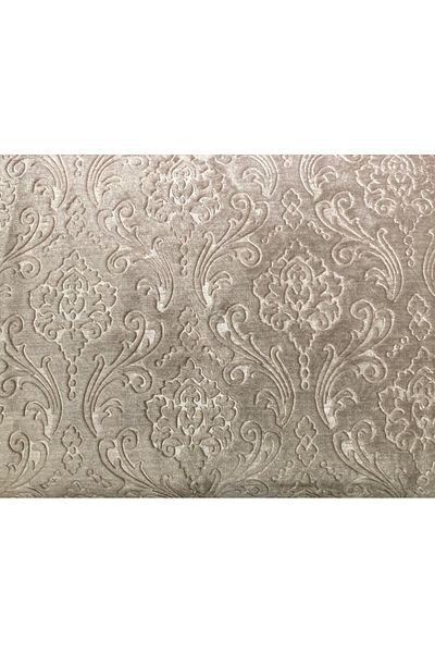 İyi Geceler İstanbul Emboss Embossed Damask Double Blanket Mink 220x240