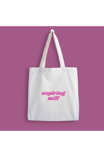 designedfy Torba od tkanine sa printom "Aspiring Milf"