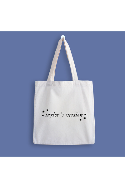 designedfy Geantă din pânză imprimată versiunea lui Taylor