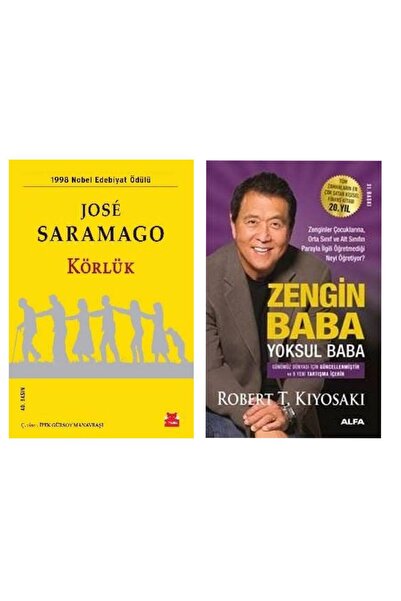Kırmızı Kedi Yayınları Körlük - Jose Saramago - Zengin Baba Yoksul Baba - Rob...